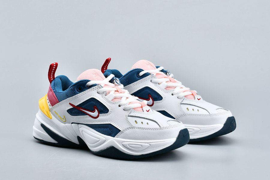 Nike M2K Tekno Blue Force Summit White Chrome Yellow